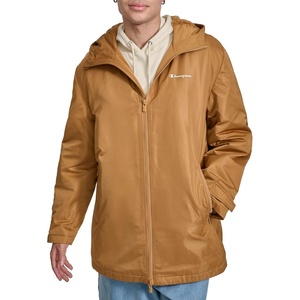 image:imageChampion Mens Sherpa Lined Midlength Sideline Jacket With HoodTobacco