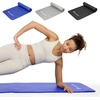 image:imageChampion 10mm Exercise Mat Cushioned NonSlip Workout Mat with Textured Base for Yoga Pilates Stretching amp FloorBased Training Lightweight NBR Material Includes CarryOn StrapGrey
