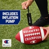 image:imageChampion Blitz Football AllWeather  Durable Rubber Cover  Molded Laces  Enhanced Grip  Youth amp Adult Sizes  6 Pump IncludedWhiteSurf the WebTango Red