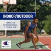 image:imageChampion Downtown Basketball  Durable Rubber Cover with Deep Channels for Better Control AntiBurst Butyl Bladder Includes Ball Pump for IndoorOutdoor PlayREDWHITEBLUE