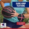 image:imageChampion Downtown Basketball  Durable Rubber Cover with Deep Channels for Better Control AntiBurst Butyl Bladder Includes Ball Pump for IndoorOutdoor PlayBLACKBONNIE BLUE