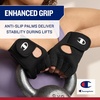 image:imageChampion Fingerless Gloves for Women Workout Gloves with Padded Palm amp Wrist Support Breathable Mesh FabricMediumLarge