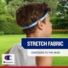 image:imageChampion Game Day Headbands 3Pack  NonSlip Silicone Grip Athletic Headbands One Size Fits MostWHITETANGO REDMEDIEVAL BLUE