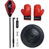 image:imageChampion Kids Punching Bag Set for Ages 310  Adjustable 3043 Stand SpringRebound Boxing Bag PU Foam Gloves amp Fillable Base  Indoor amp Outdoor Youth Boxing SetReact