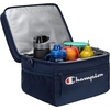 image:imageChampion System Soft Insulated Carryall with Dual Compartments Bottle Opener Adjustable StrapSail Away Navy