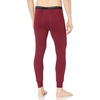 image:imageDuofold Mens Mid Weight Wicking Thermal PantBordeaux Red