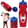 image:imageChampion Quench Squeeze Water Bottle BPAFree 24oz Bonnie Blue  EVA Foam  Lightweight  Balance Alignment amp FlexibilityTango Red
