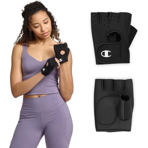image:imageChampion Fingerless Gloves for Women Workout Gloves with Padded Palm amp Wrist Support Breathable Mesh FabricSmallMedium