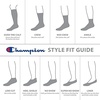 image:imageChampion Mens Cushioned Crew Socks 5Pack  MoistureWicking Athletic Crew Socks with Arch Support Sizes 612White  6 Pack