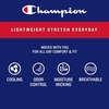 image:imageChampion Mens Everyday Active Lightweight Stretch Variety Boxer Briefs  3 PackBlue Print With Champion LogoNavySilverstone  3 Pack