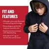 image:imageChampion Mens Pullover Fleece Hoodie Standard Fit Midweight C Logo Available in Regular and Big amp TallTango Red