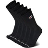 image:imageChampion Mens Cushioned Crew Socks 5Pack  MoistureWicking Athletic Crew Socks with Arch Support Sizes 612Black