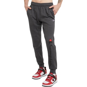 image:imageChampion Mens Graphic Fleece Joggers Sweatpants Standard Fit Midweight Fleece Classic Script LogoGranite Heather  Classic Script Logo