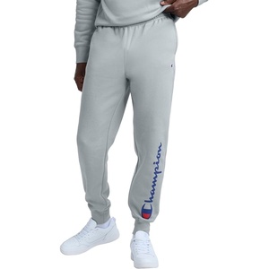 image:imageChampion Mens Graphic Fleece Joggers Sweatpants Standard Fit Midweight Fleece Classic Script LogoQuarry  Classic Script Logo