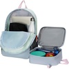 image:imageChampion Kids Mode 2Piece Backpack and Insulated Lunch Box Combo Set with Laptop Compartment Padded Straps Water Bottle Pocket for Daily Use Silver BirchIceberg GreenPeach Cobbler One Size