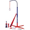 image:imageChampion 3in1 Tee Ball Set RedWhiteBlue Softball amp Baseball Tee Popper Adjustable Hanging Hitting Trainer with Ball Popper Bat 6 Balls amp Carry Bag for Kids amp Youth Batting Practice