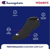 image:imageChampion Womens 6pack Low Cut Athletic Socks With Moisturewicking Breathable Stretch Size 410Black Toe Logo