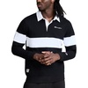 image:imageChampion Mens Striped Rugby Shirt Standard Fit 100 CottonBlack