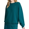 image:imageChampion Womens Crewneck Pullover Standard Fit Midweight Stretch FabricDeep Teal