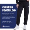 image:imageChampion Womens Powerblend Fleece Barrel Leg SweatpantsOxford Gray Heather