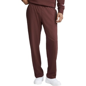 image:imageChampion Mens OpenBottom Lounge Pants Standard Fit Midweight 100 Cotton Available in Regular and Big amp TallBitter Chocolate