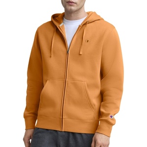 image:imageChampion Mens Powerblend Fullzip Hoodie Standard Fit Midweight FleeceGlazed Ginger