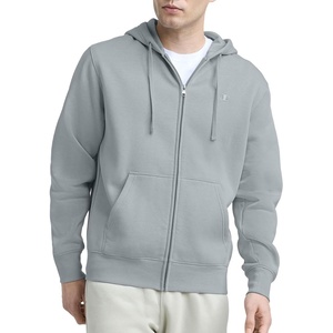 image:imageChampion Mens Powerblend Fullzip Hoodie Standard Fit Midweight FleeceQuarry