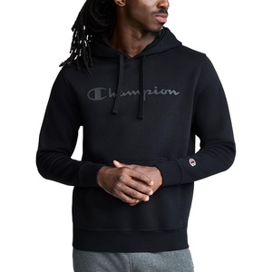 image:imageChampion Mens Powerblend Hoodie Midweight Fleece Tonal Script LogoBlack