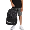 image:imageChampion Kids Merit Backpack with Padded Straps Water Bottle Pocket and Laptop Compartment for Daily Use BlackGrey One SizeGreyWhite