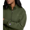 image:imageChampion Womens Powerblend Fleece Mock Neck QuarterzipChive