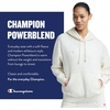 image:imageChampion Womens Powerblend Fleece Mock Neck QuarterzipOxford Gray Heather