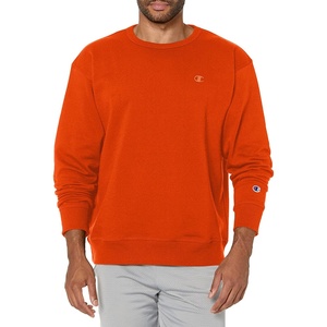 image:imageChampion Mens Mens Crewneck Fleece Sweatshirt Standard Fit Midweight C Logo Available in Regular and Big amp TallSpicy Orange C Logo